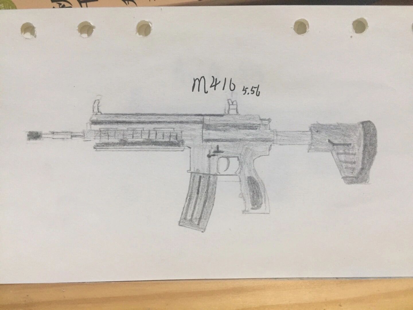 和平精英枪械绘画