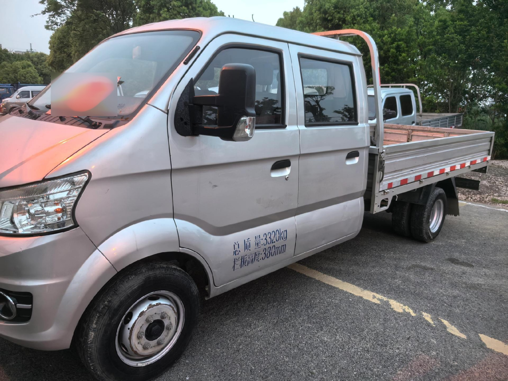 2021款长安跨越x5双排栏板货车,车斗3.1米,车况精品.