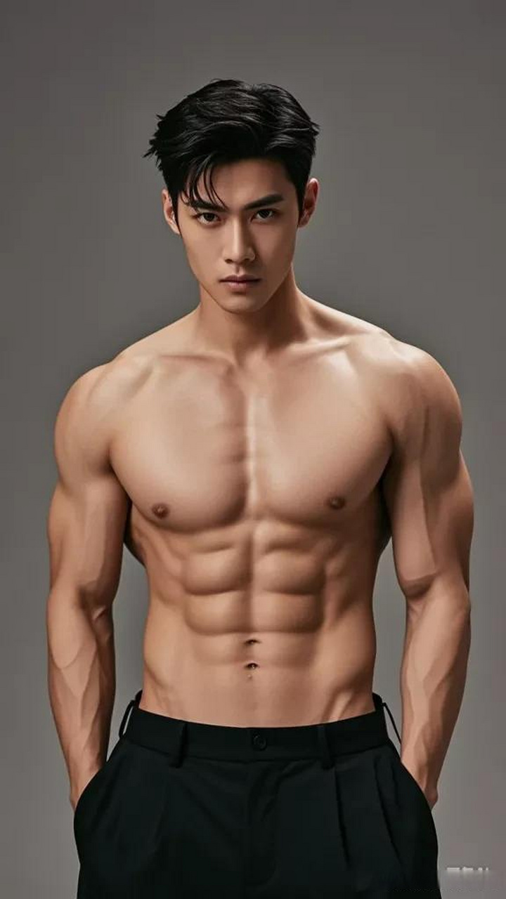 肌肉男,帅气来袭