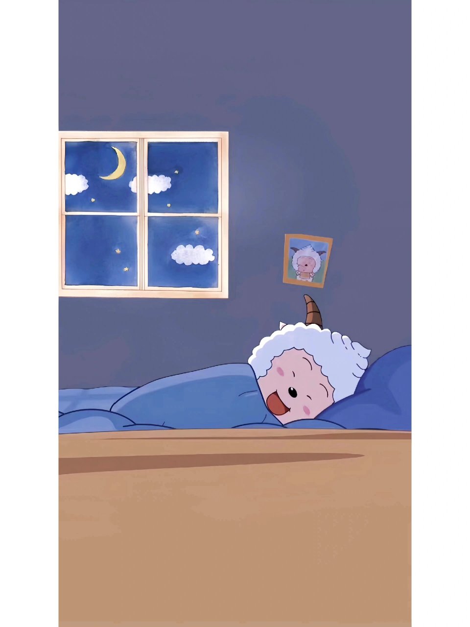 懒洋洋睡觉壁纸~ 懒洋洋睁眼闭眼睡觉壁纸也太可爱了叭#懒羊羊# #懒