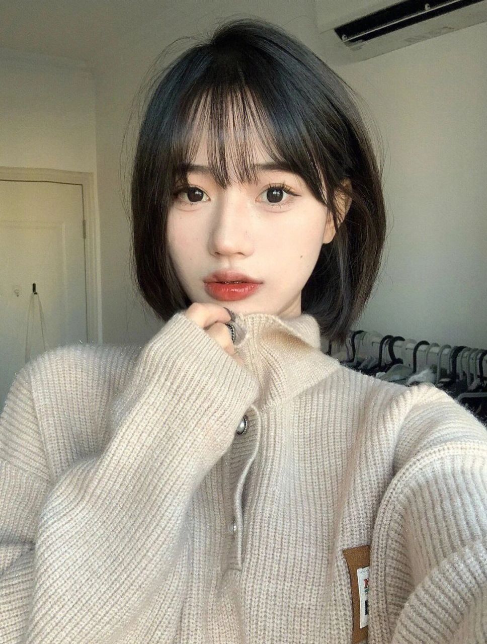 2023最流行女士中短发发型,初恋发型06 2023最流行女士中短发发型