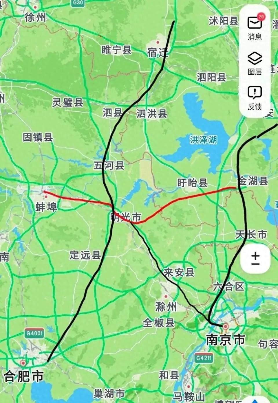 从蚌埠至明光可以与宁明蚌高铁共线建设,可以节约成本啊