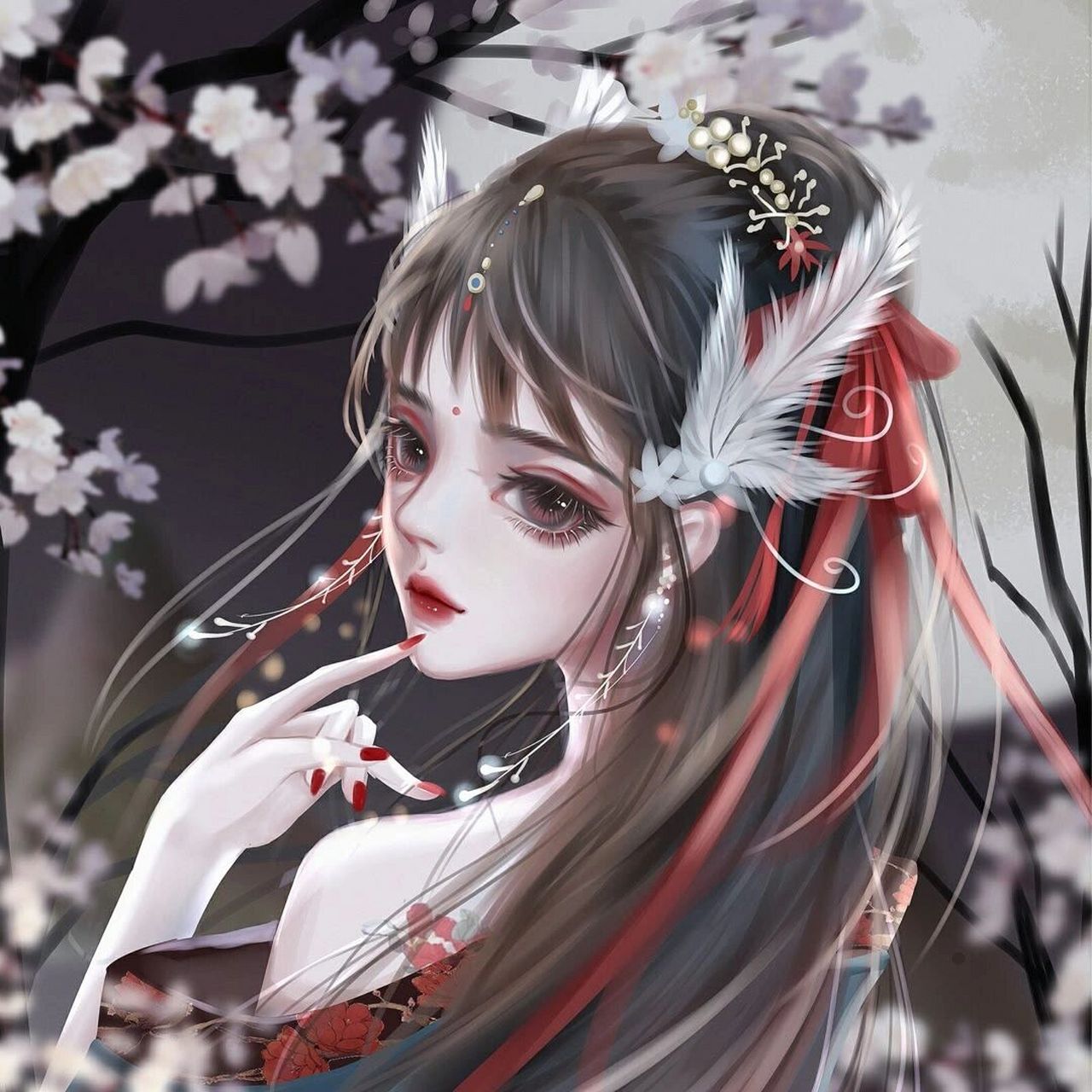 古风女生动漫头像