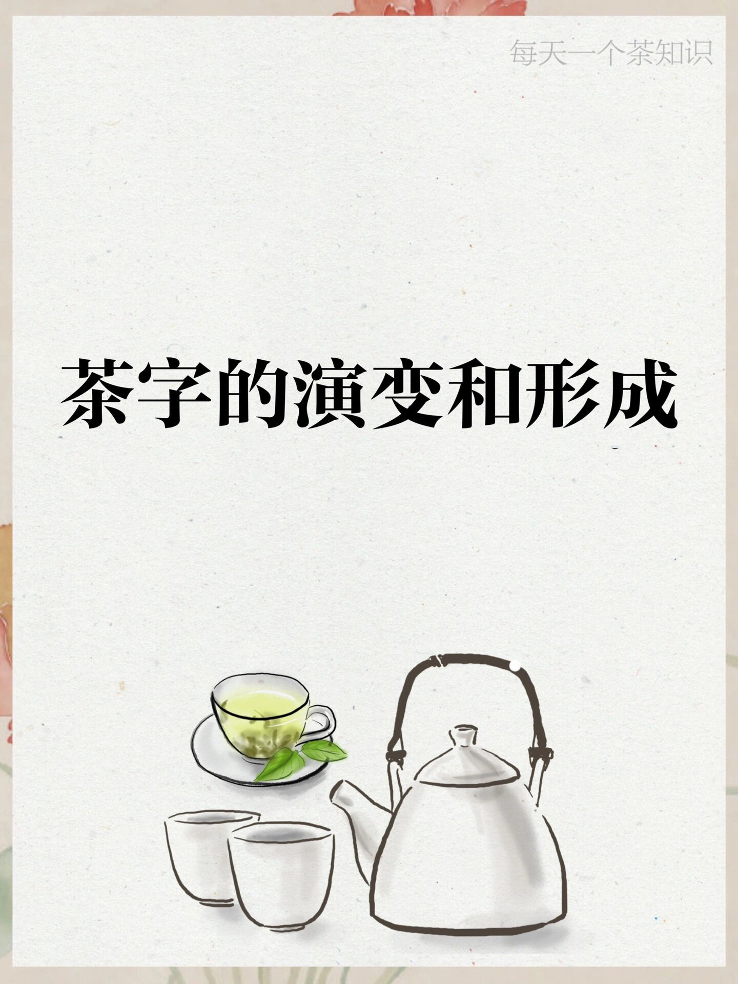 茶之源|茶字的演变和形成