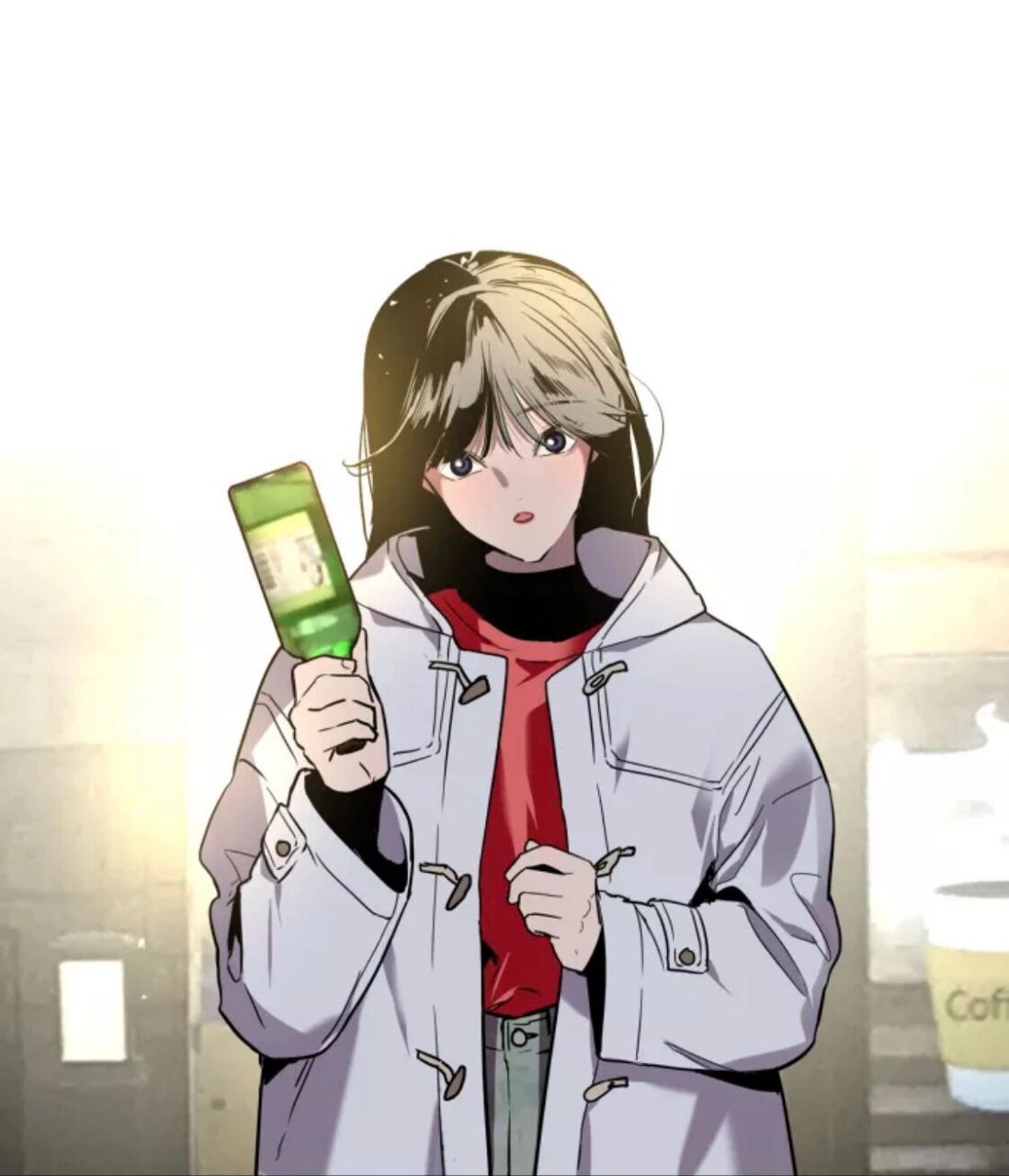 韩国漫画,图截取自咚漫,作家闵宋雅 这样的姐姐谁不爱呢!