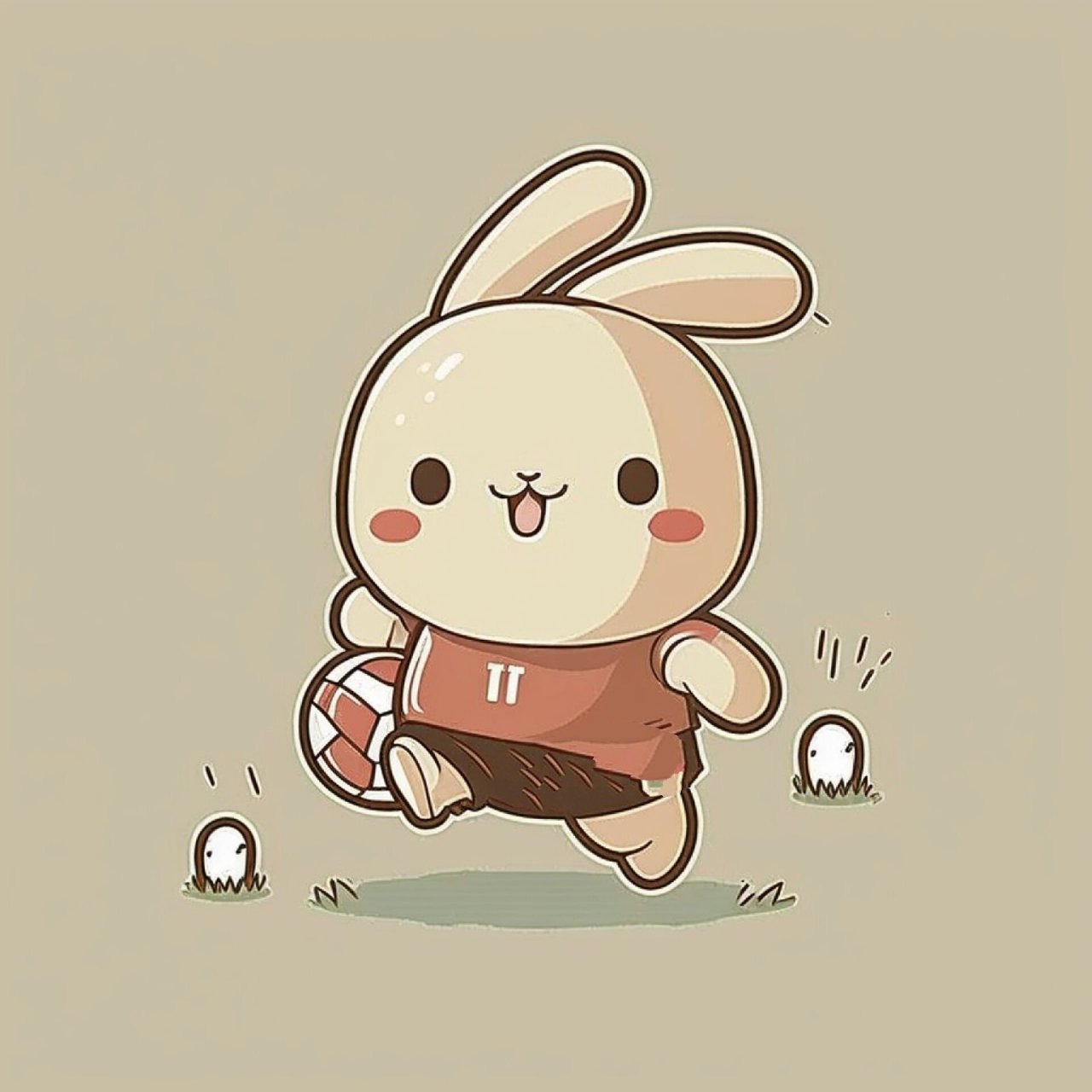 可爱的小兔兔卡通画92