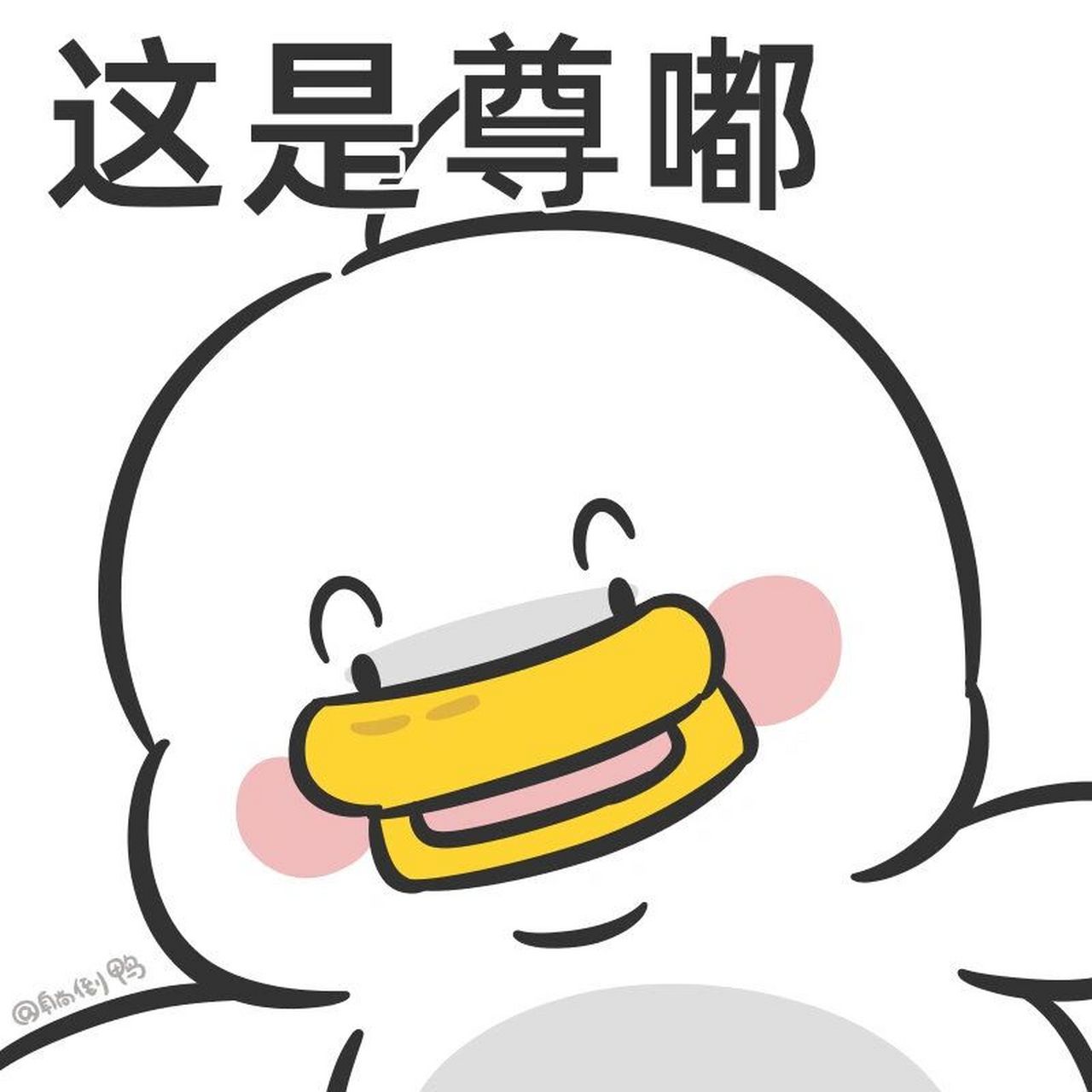 尊嘟假不了,假嘟尊不了 #尊嘟假嘟# #表情包# #躺倒鸭