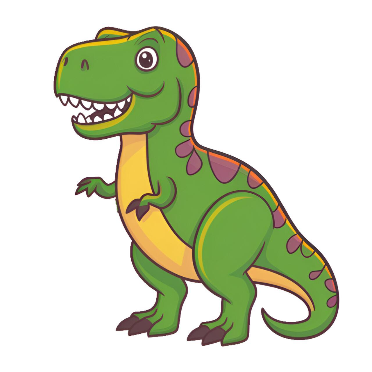🎨 我们的主角是——超级可爱的卡通恐龙2!