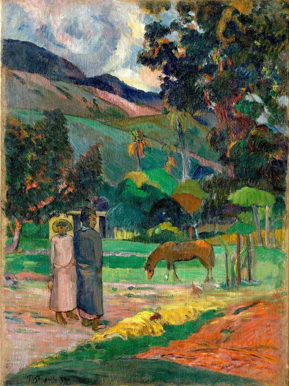 法国后印象派|保罗·高更别具一格的风景油画 保罗·高更(paul