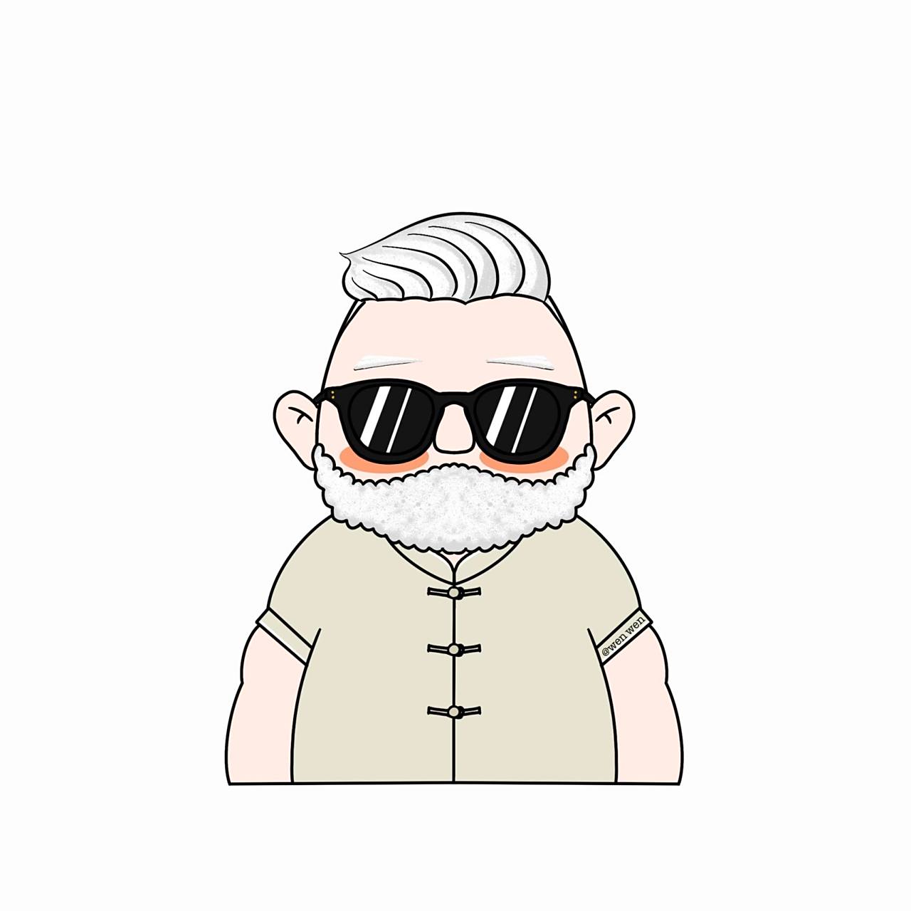 老头老太01  白头到老情侣头像 白头到老真让人羡慕,相守太难了