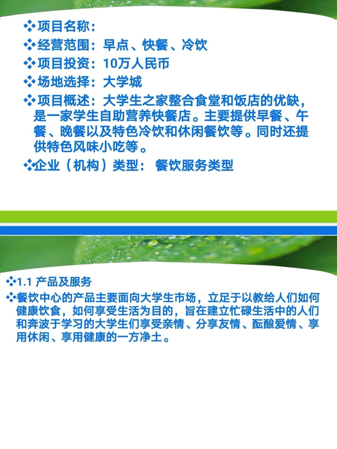 创业计划书餐厅范文(创业计划书餐厅范文500字)