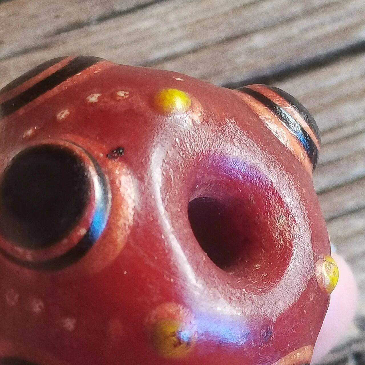 汉代蜻蜓眼琉璃珠,汉韵古珠 战汉蜻蜓眼琉璃珠 是古琉璃珠收藏爱好者