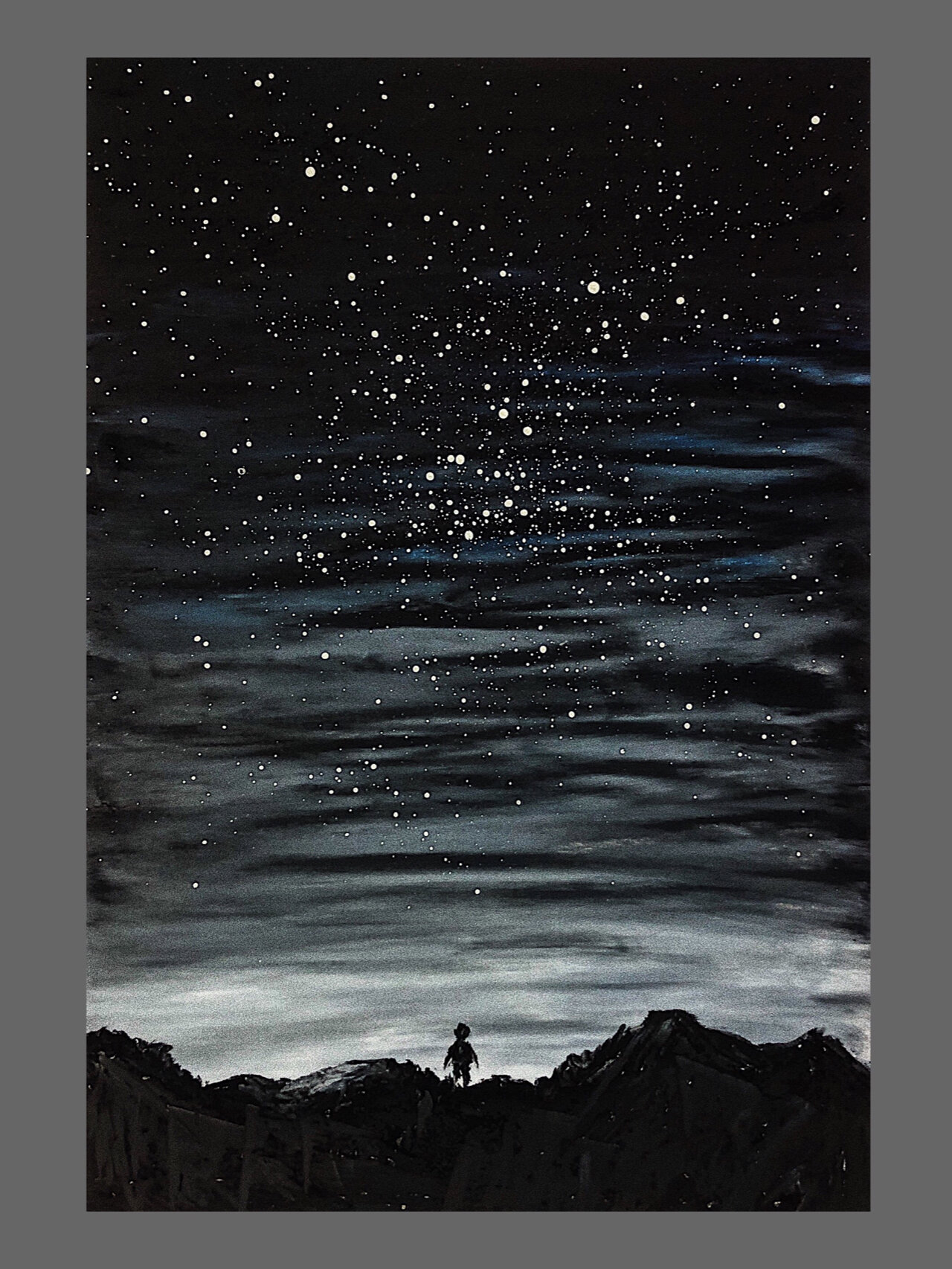 油画棒|黑色系列·壁纸