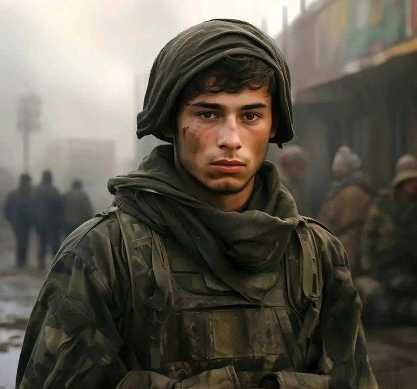 看看这清澈而又坚毅的眼神,看看这一张张稚嫩却又果敢脸庞,是个人都