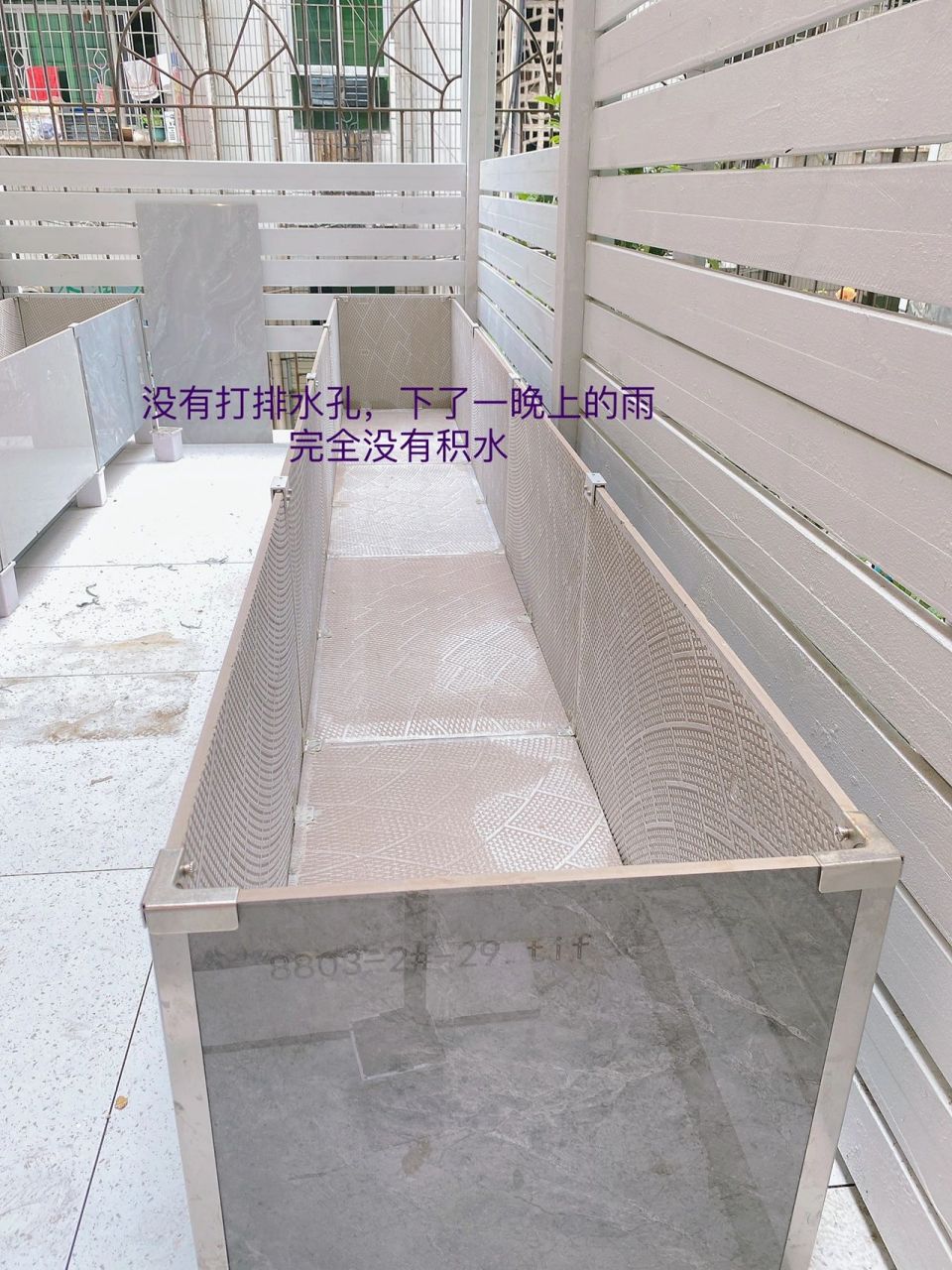 你们要的瓷砖花池图文教程来了 费用明细: 直角钢条1590/根×2=30