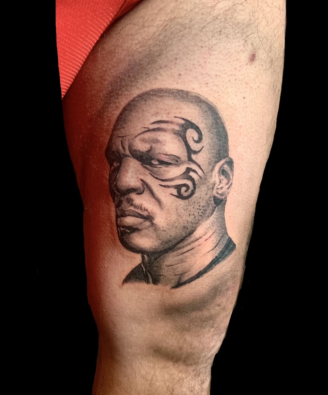 年轻版泰森 mike tyson portrait
