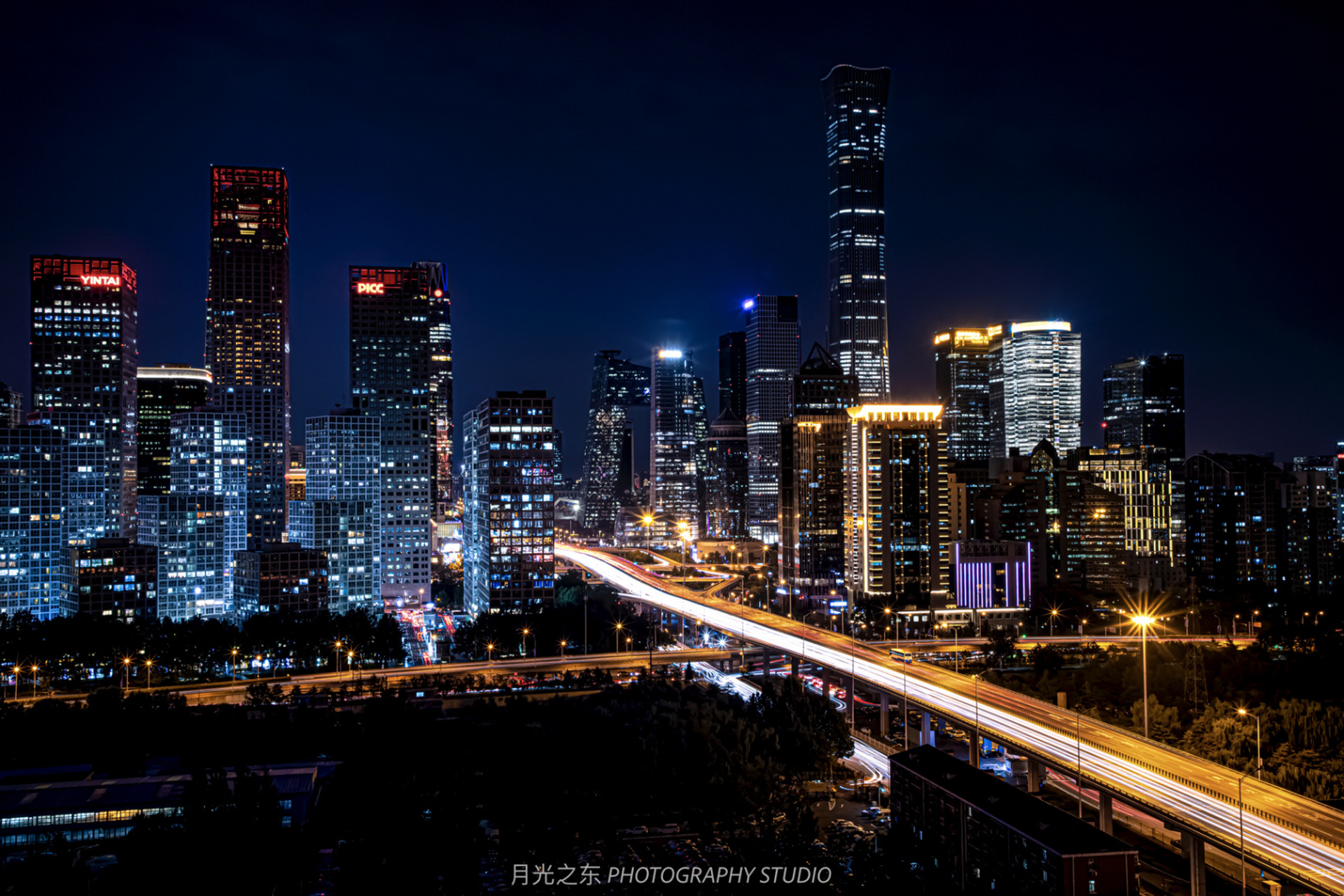 北京cbd夜景拍摄地点图片