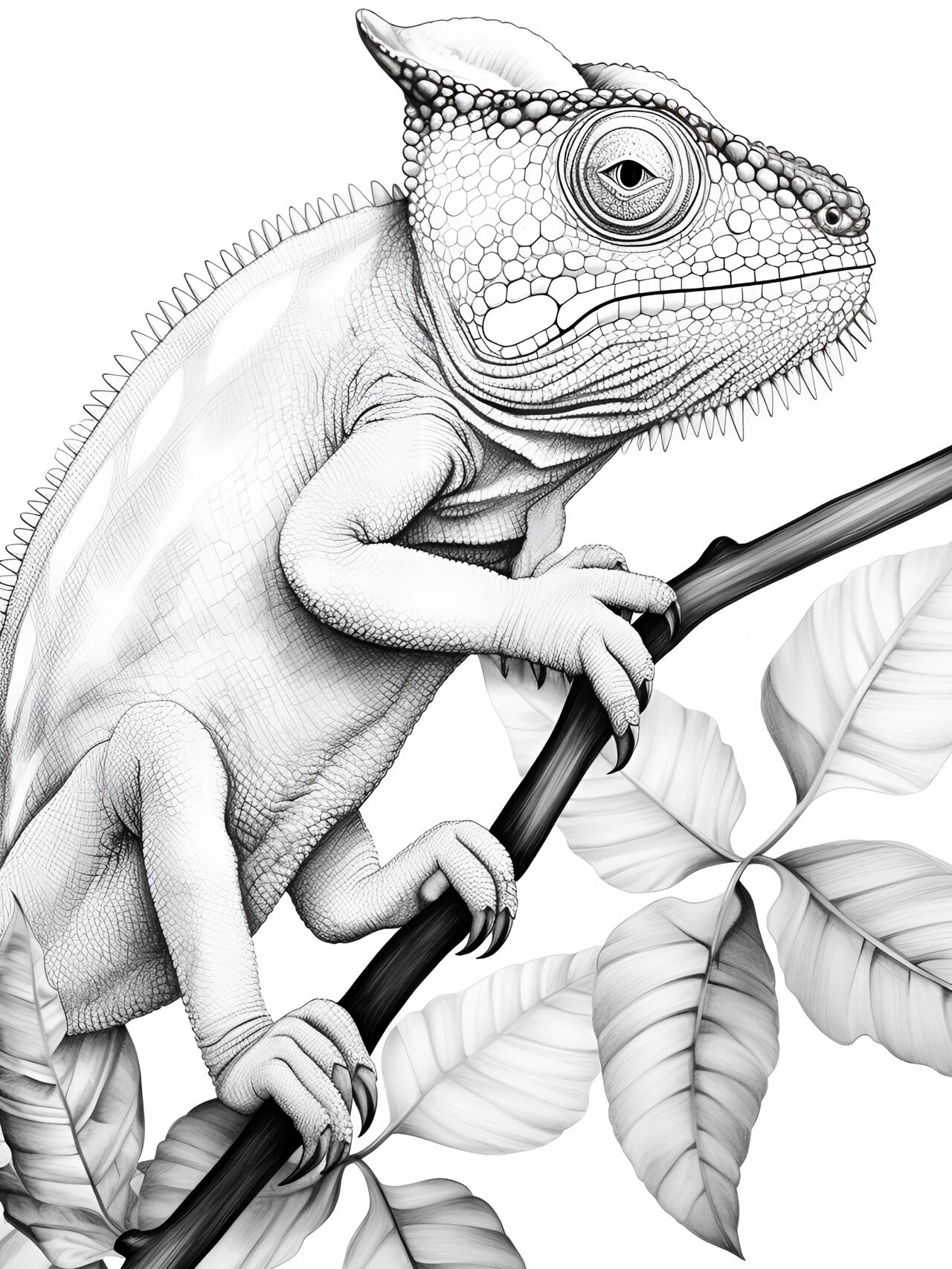 变色龙是蜥蜴目避役科爬行动物的统称,学名避役