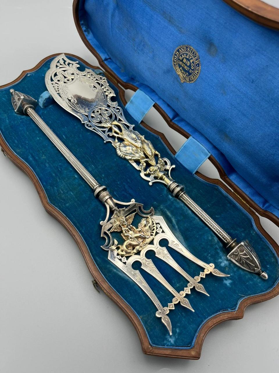 海王的鱼刀鱼叉～george sharp纯银铸造精品 george sharp出品,必属