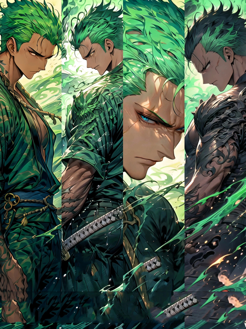 这么帅气97的索隆当壁纸! 我很难不爱!05