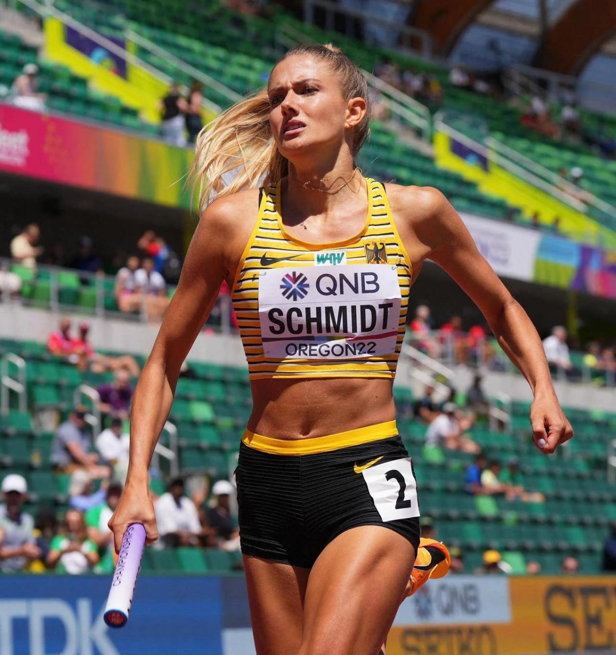 美女运动员之艾丽卡·施密特  来自德国的田径女神艾丽卡·施密特