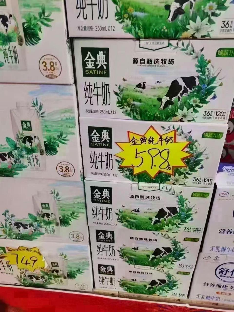 伊利产品大全 金典图片