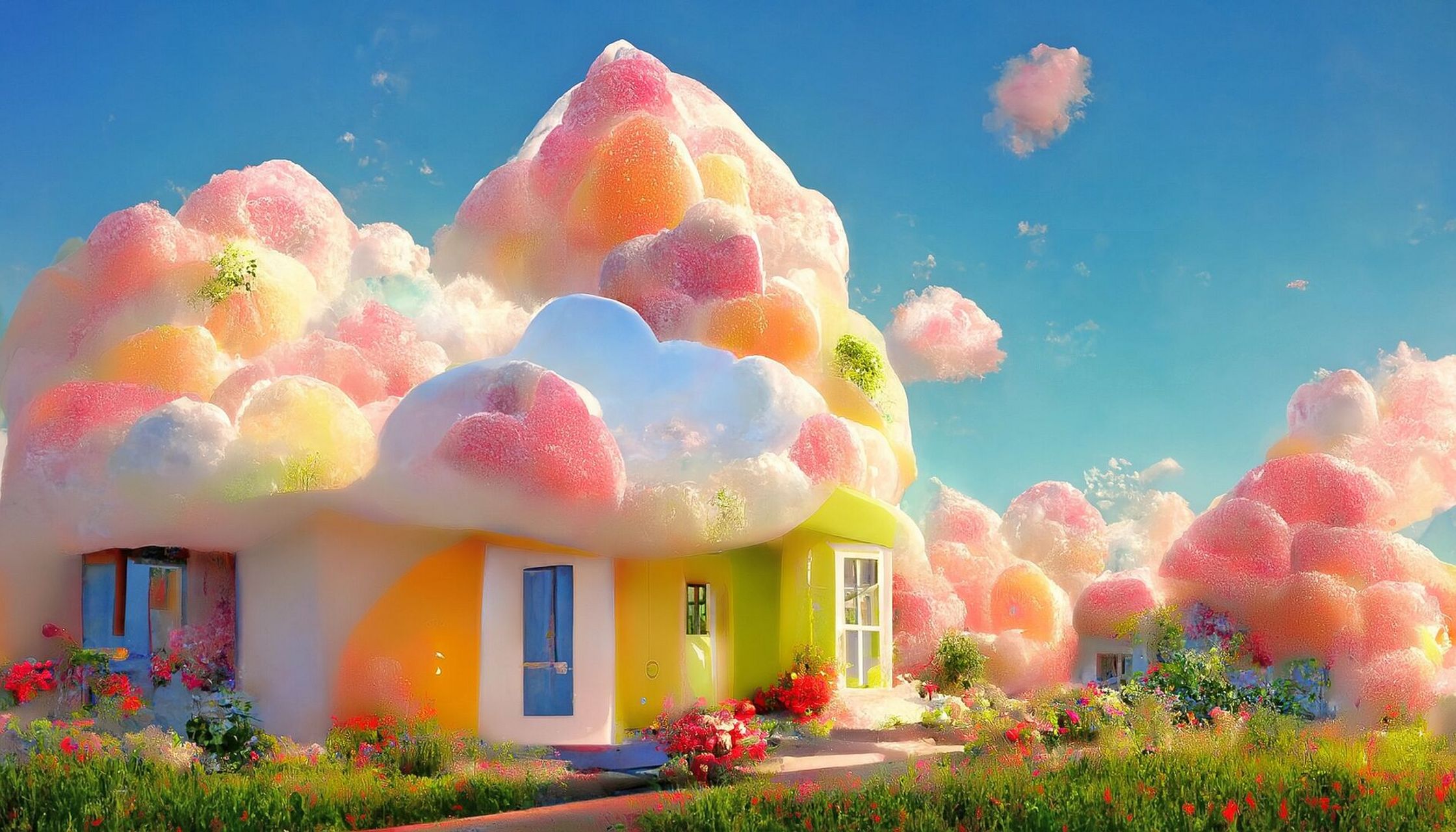 没什么词能形容了,可当电脑和平板壁纸 #糖果屋# #电脑壁纸# #送你