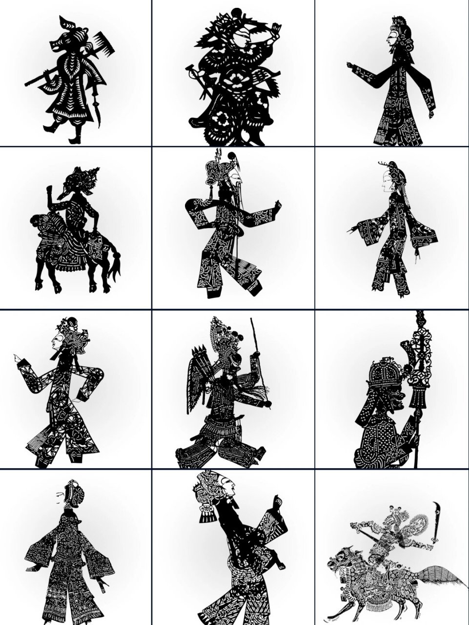 🎭 中国传统皮影戏设计素材 🌟 大家好,今天我分享一批精美的中国