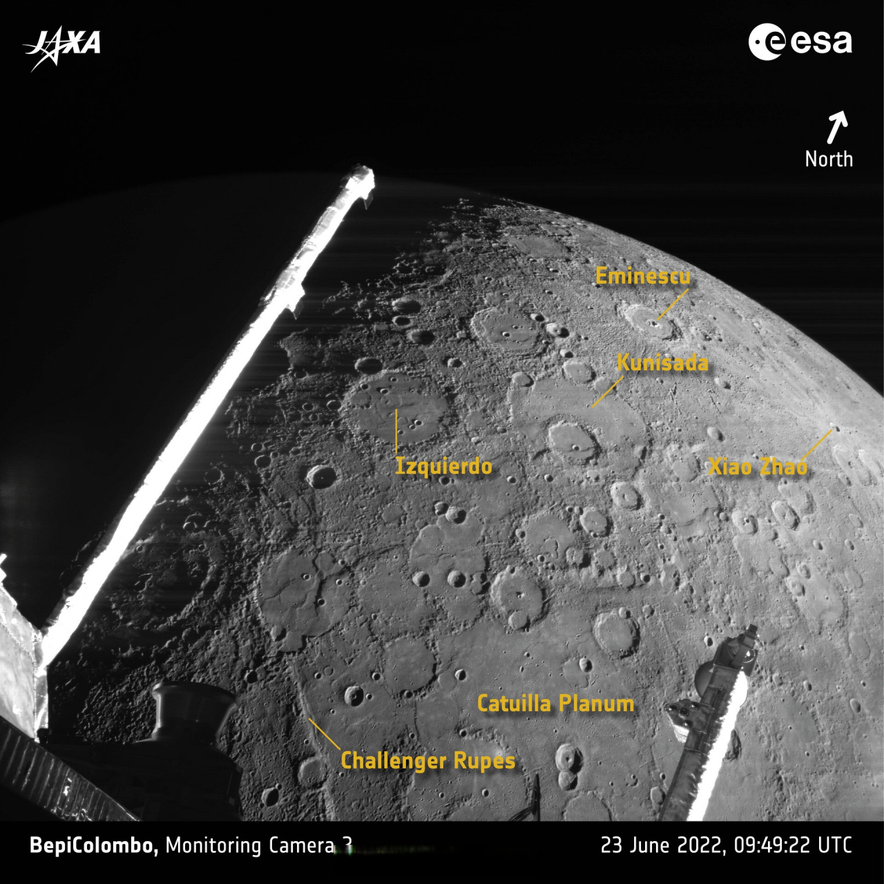 【#水星地表長啥樣# 】當地時間6月23日,歐空局與日本宇宙航空研究