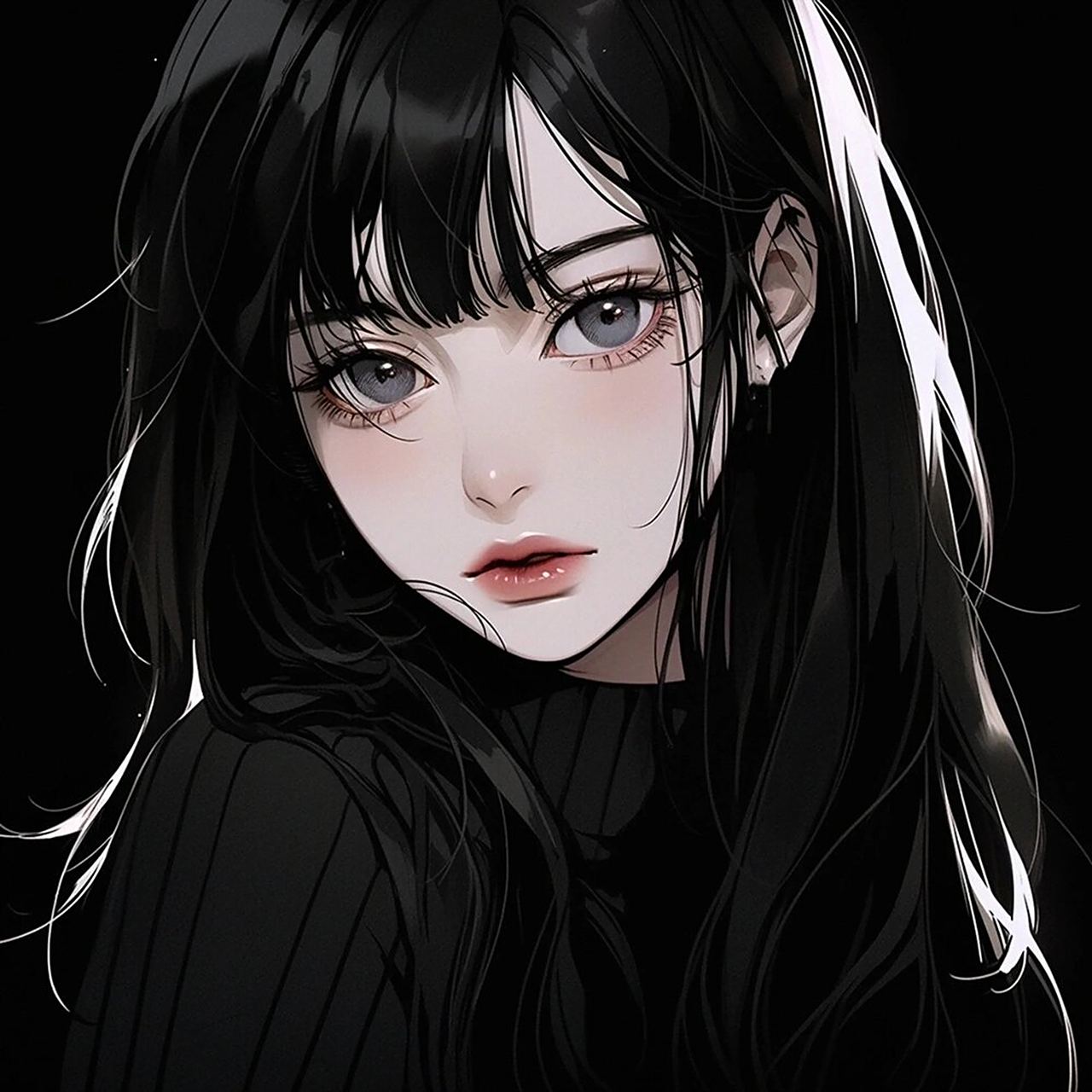 喜欢暗黑风格么?女生酷飒头像 御姐范儿