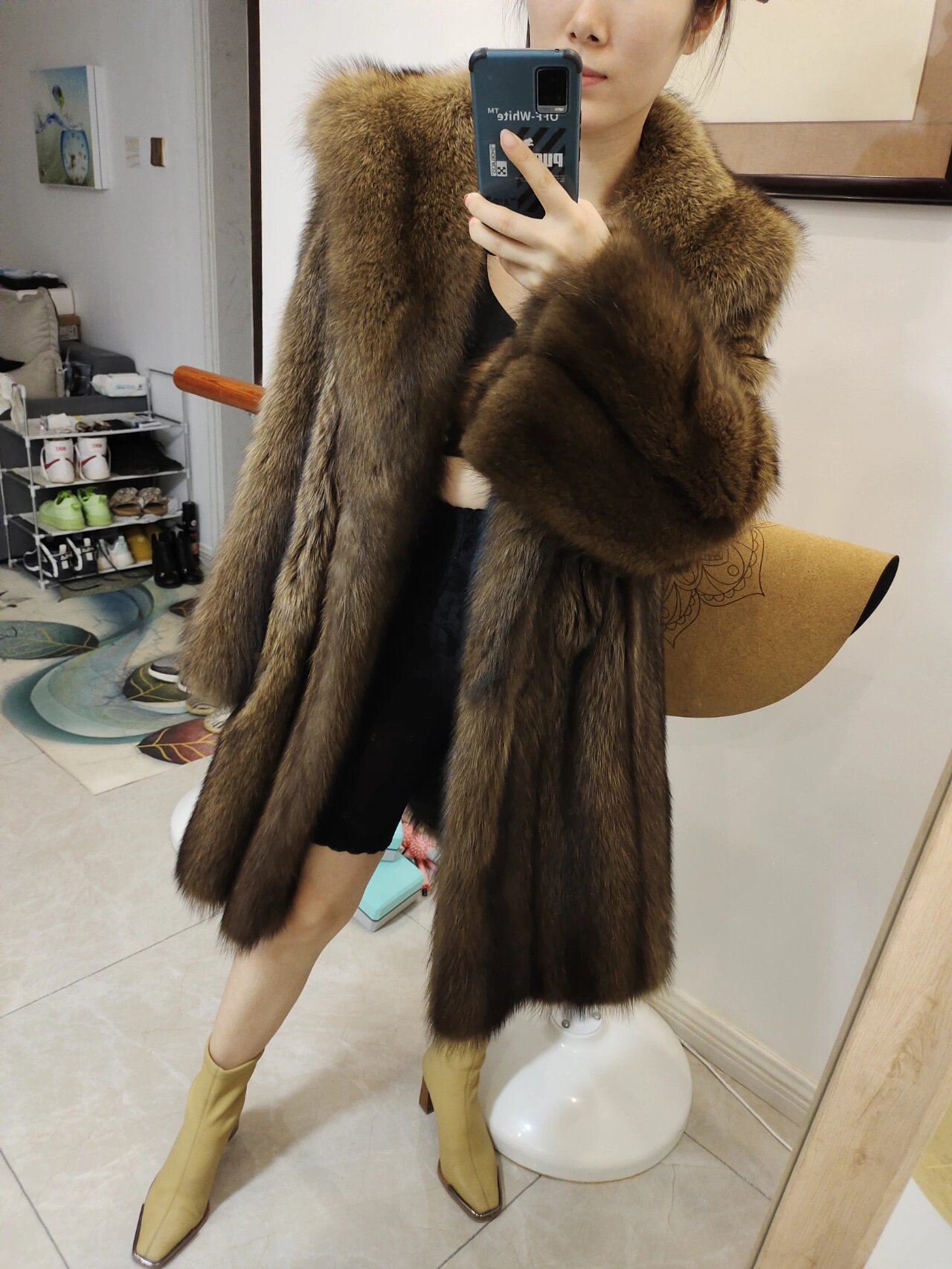 vintage北美野生渔貂 霸气侧漏的赶脚 皮草等级排序: 俄罗斯紫貂