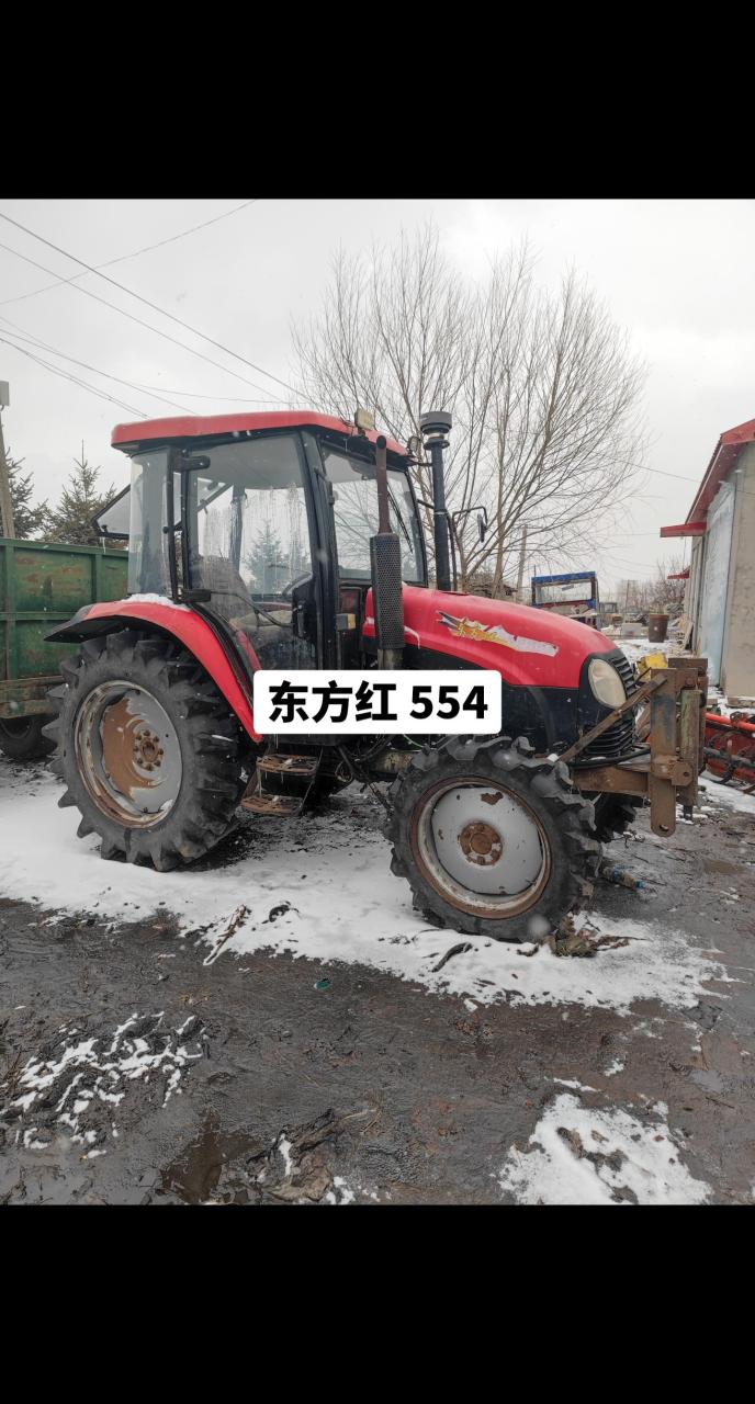 东方红拖拉机 ,2010年东方红554,原厂驾驶室,原版原漆,边档梭试档