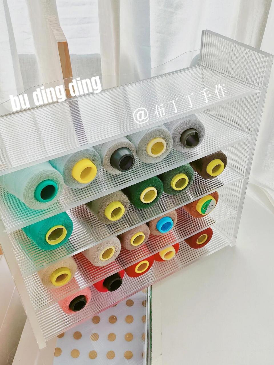 手工做了大概有十年了,缝纫线收纳一直是我头疼的一个问题.