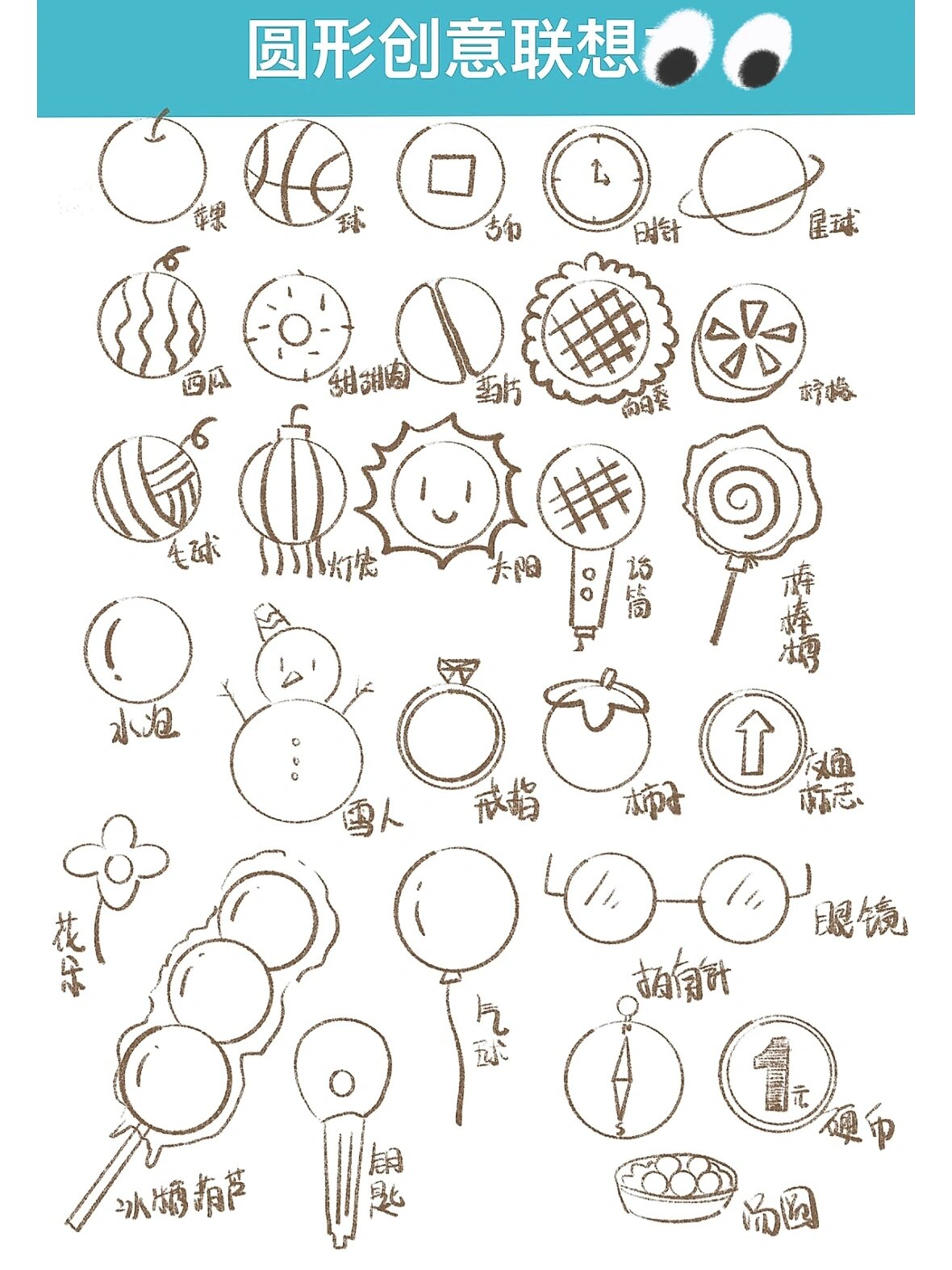 8715圆形创意联想