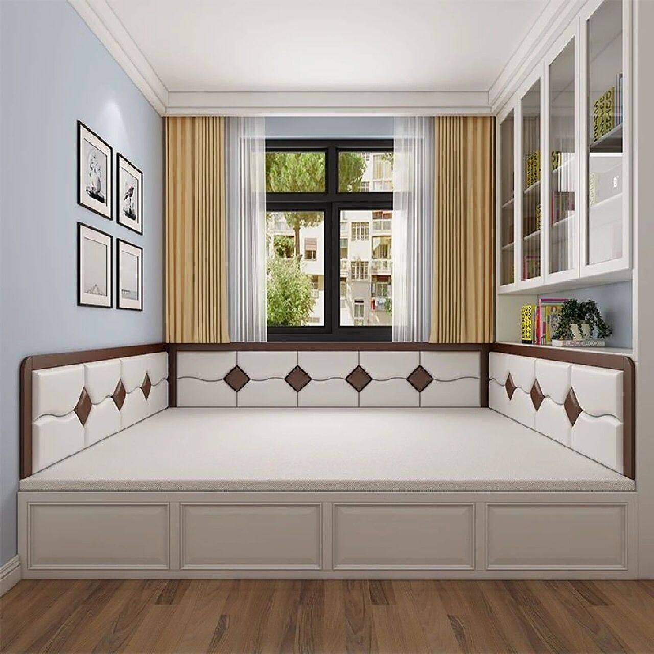 定做榻榻米软包炕围墙围儿童防撞软包背景墙