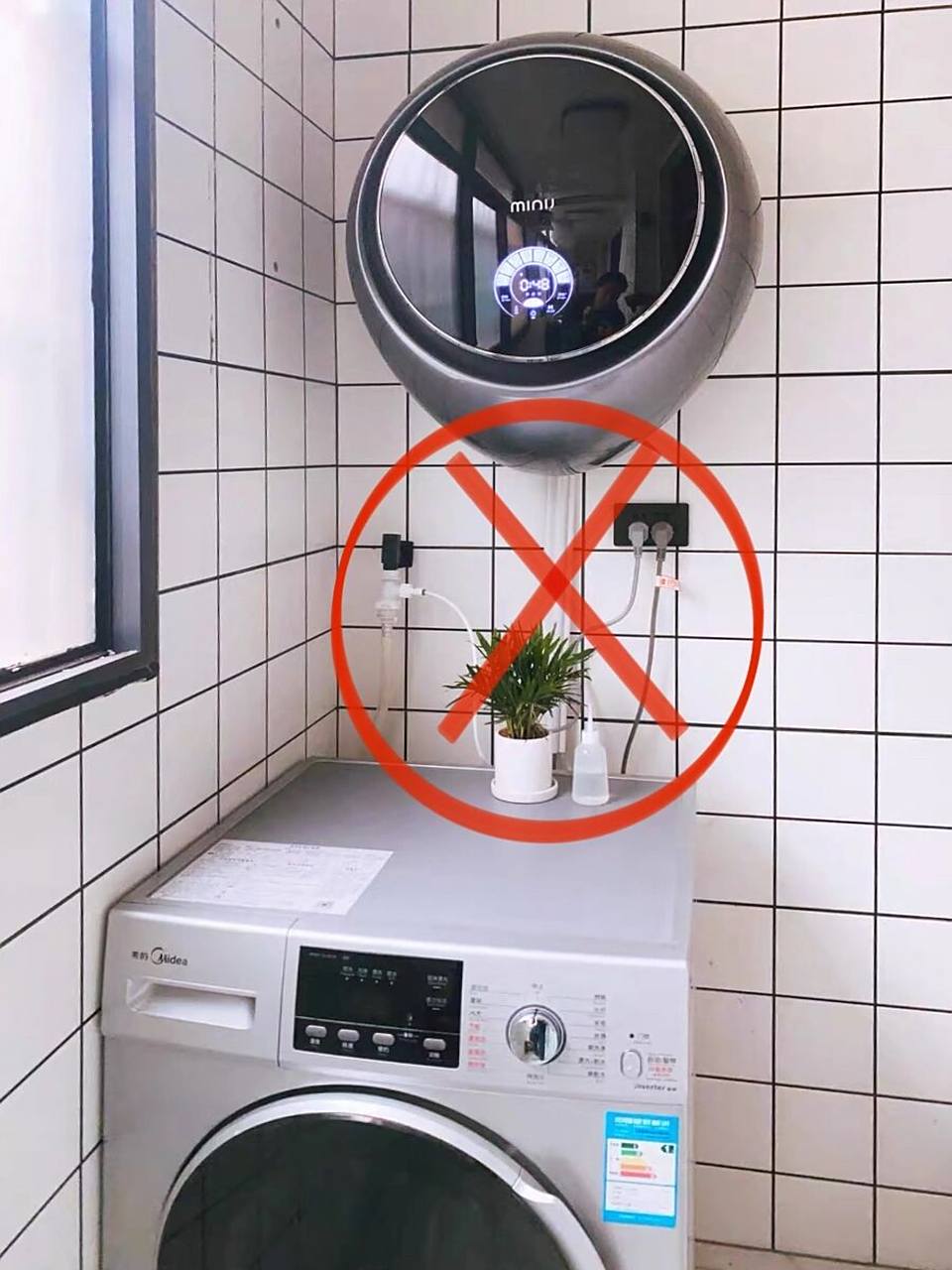 壁挂洗衣机水电布置攻略详解 越来越多家庭会在自己家装修中安装壁挂