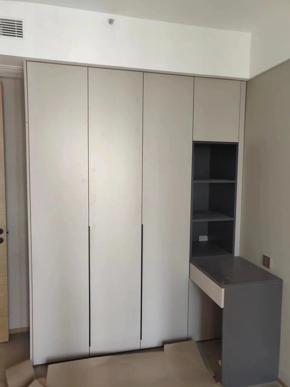 杭州本地全屋定制衣柜工厂靠谱 新落地-幸福里15-1-1401 柜体:兔