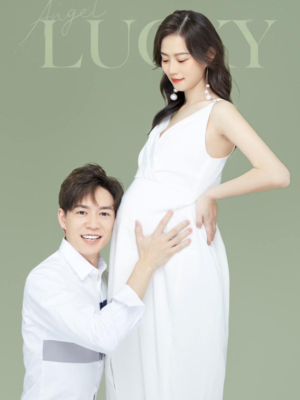 极简的海马体孕妇照 海马体小幸孕系列 选了六宫格六张照片,四张双人