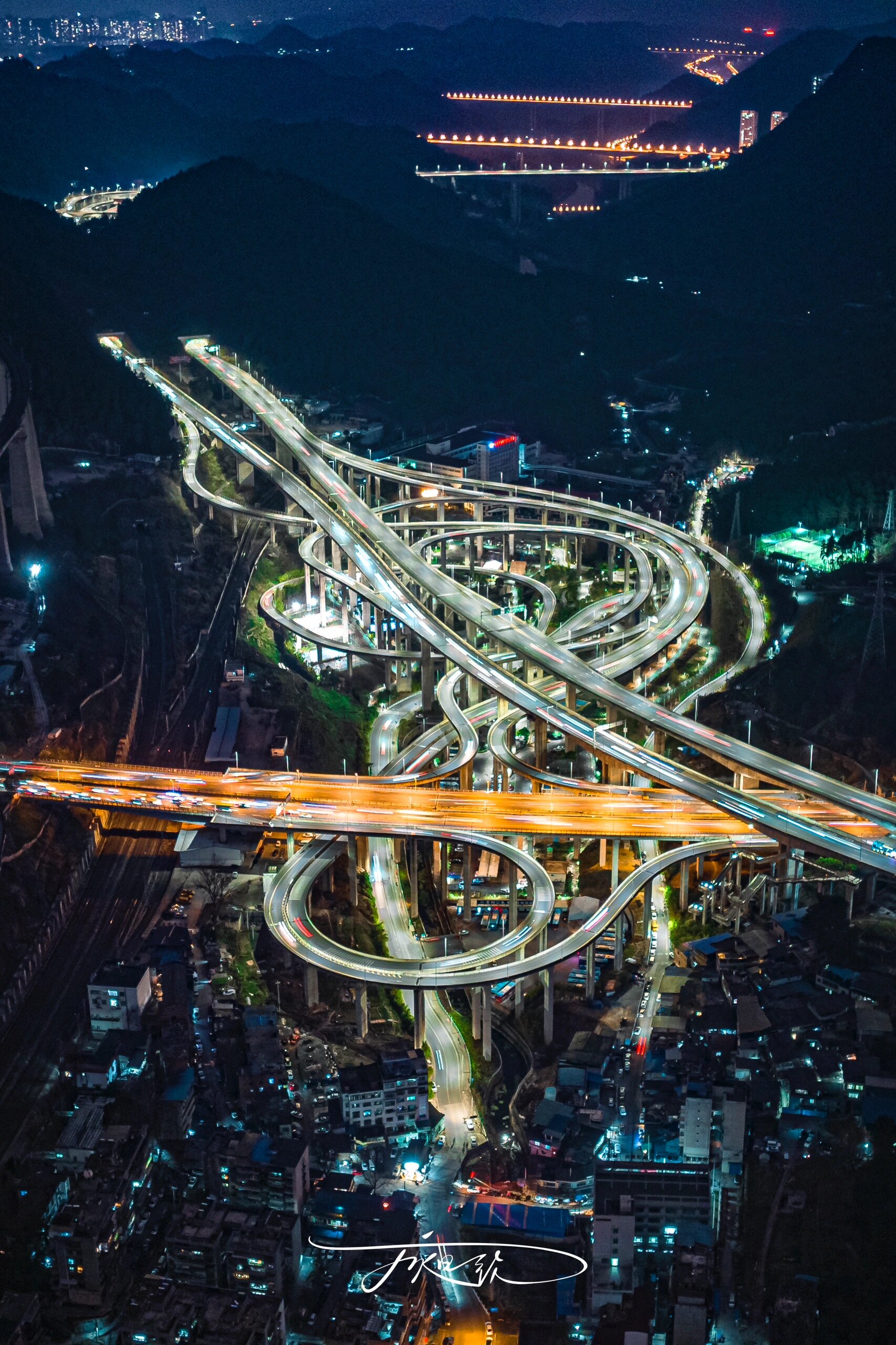 91这是上帝视角下全中国最复杂的两座立交桥 p2:中国·重庆·盘龙