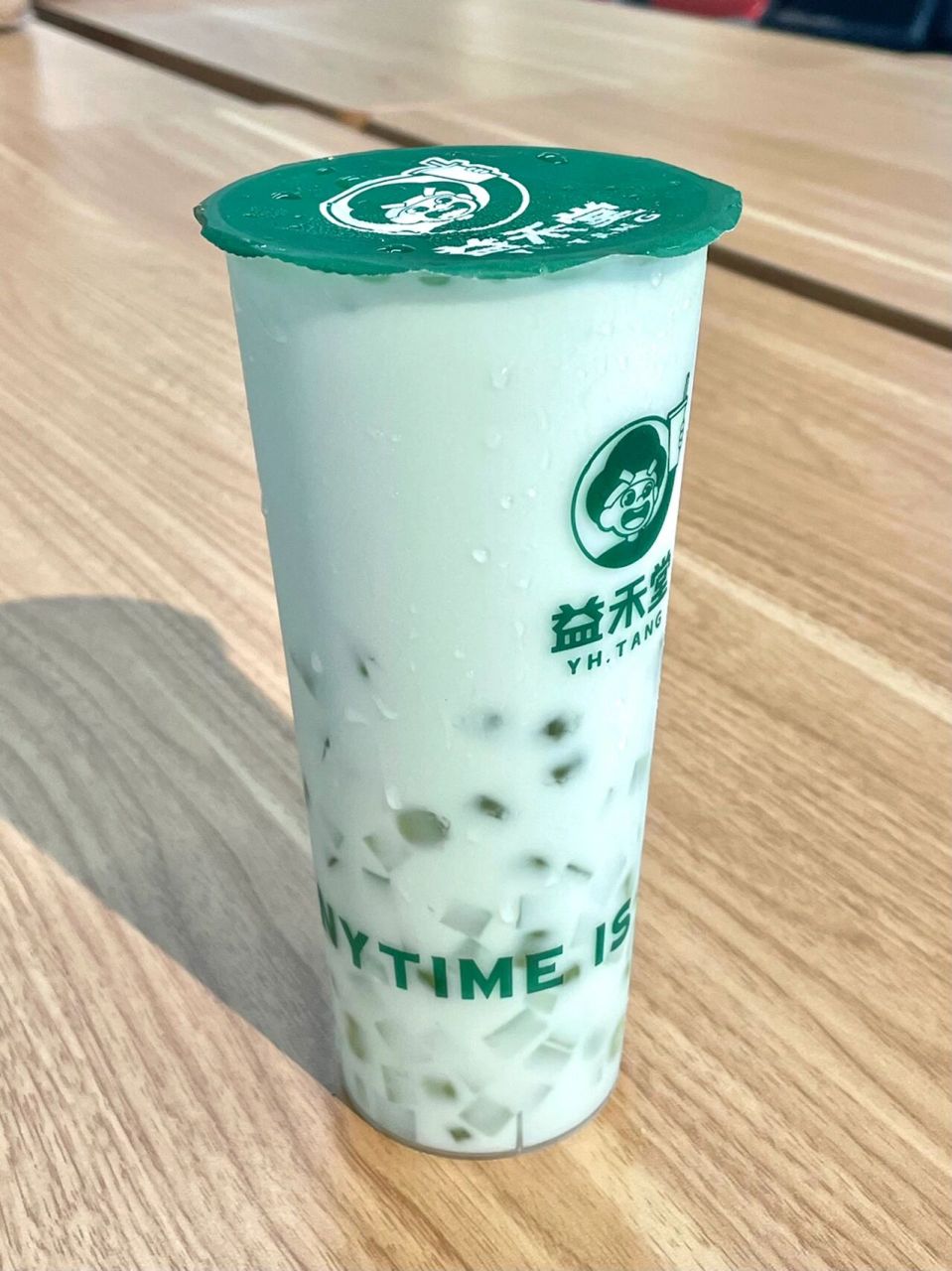 益禾堂的薄荷奶绿太夏天啦!