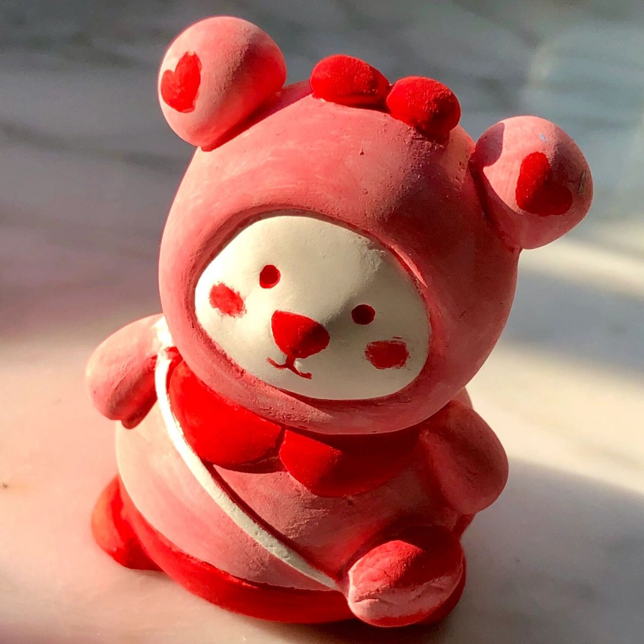 石膏娃娃 背包熊～ 画到停不下来呀 太可爱了