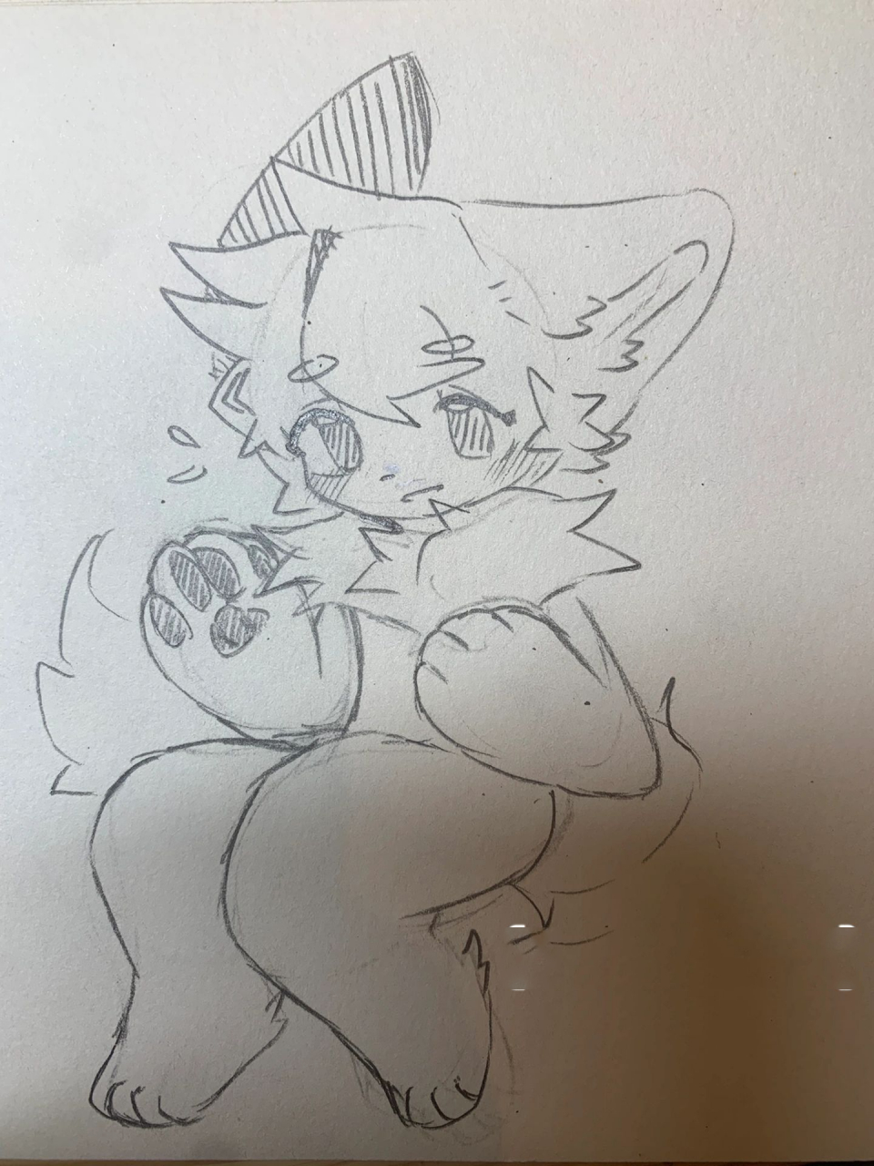 兽设全身动作素材 抱图留名!