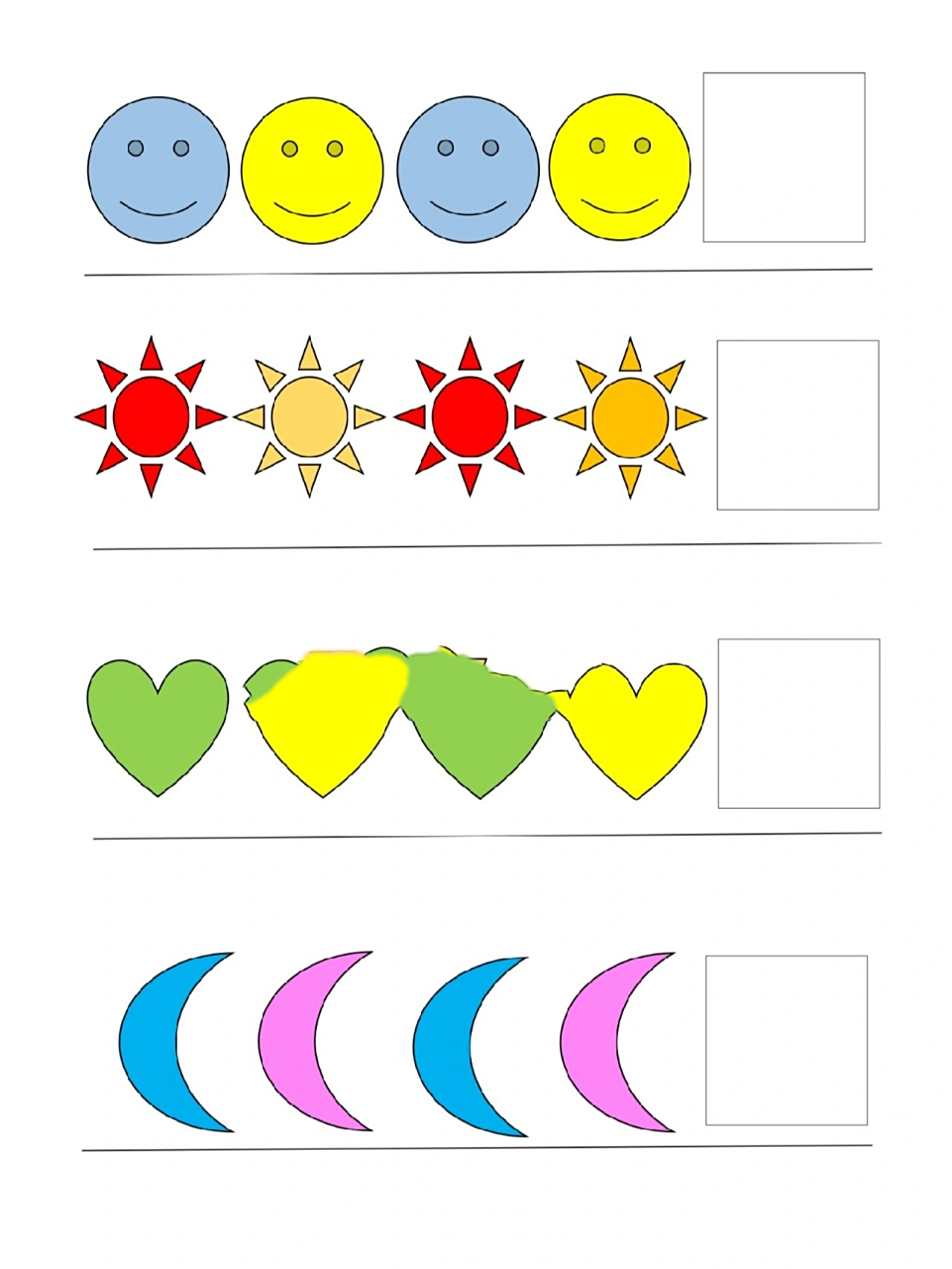 幼儿园小班自制教玩具 幼儿园小班自制教玩具--排序:abab 适合投放放