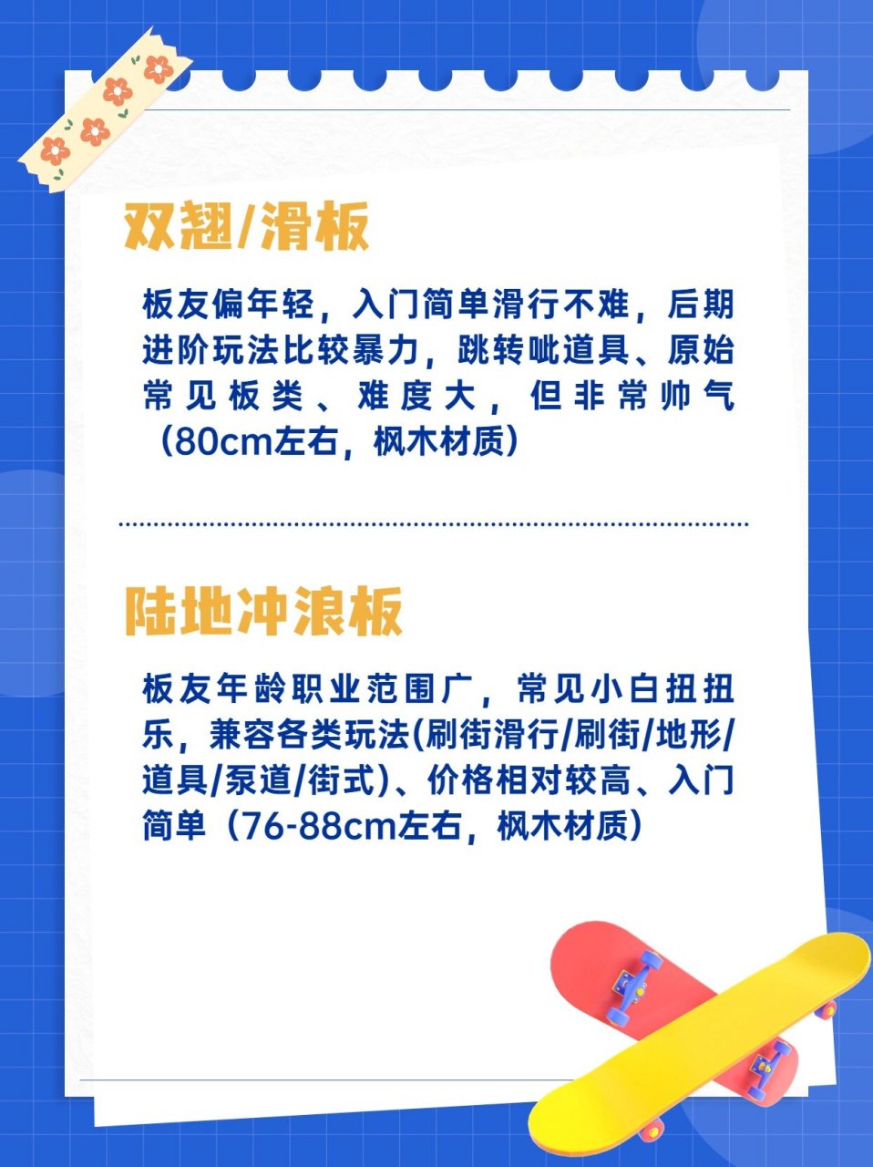 滑板类型分类介绍图片图片