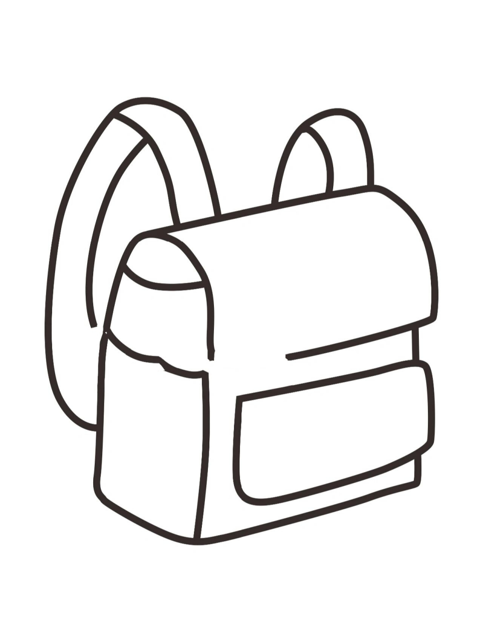 73开学素材 | 学习用品简笔画 开学了,背上书包去学校,简单的学习