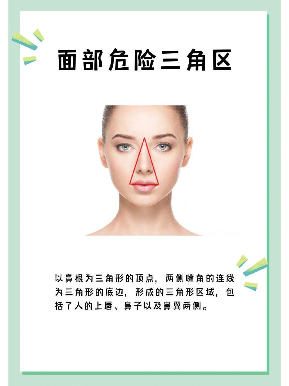 面部的"危险三角区"你们知道吗?