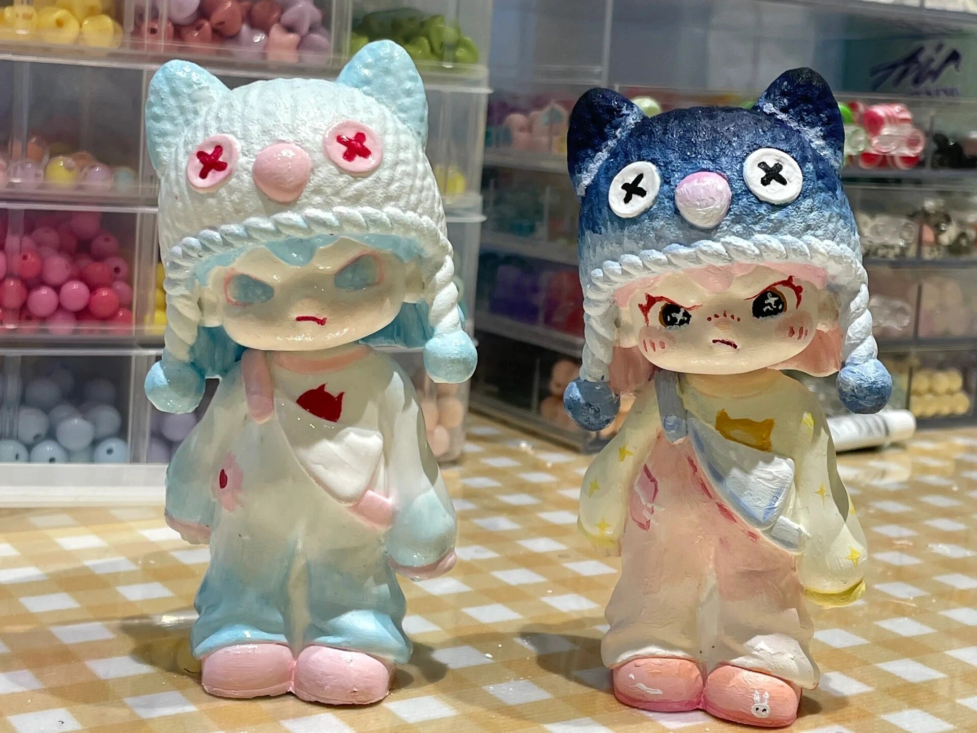 dora生人勿近出石膏娃娃啦!可以自己动手制定绘制表情的感觉太爽了!