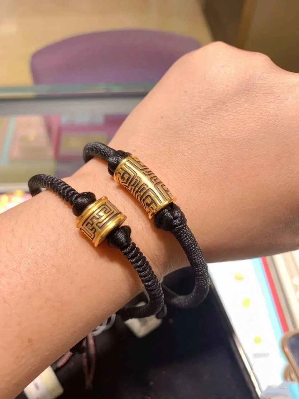 周大福转运珠 周大福饕餮图腾路路通复古黑金工艺 饕餮纹首先出现在