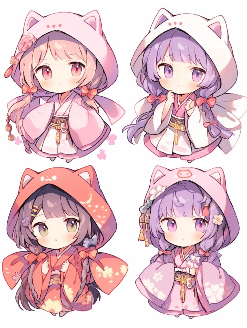 q版狐狸02人物贴纸头像之116