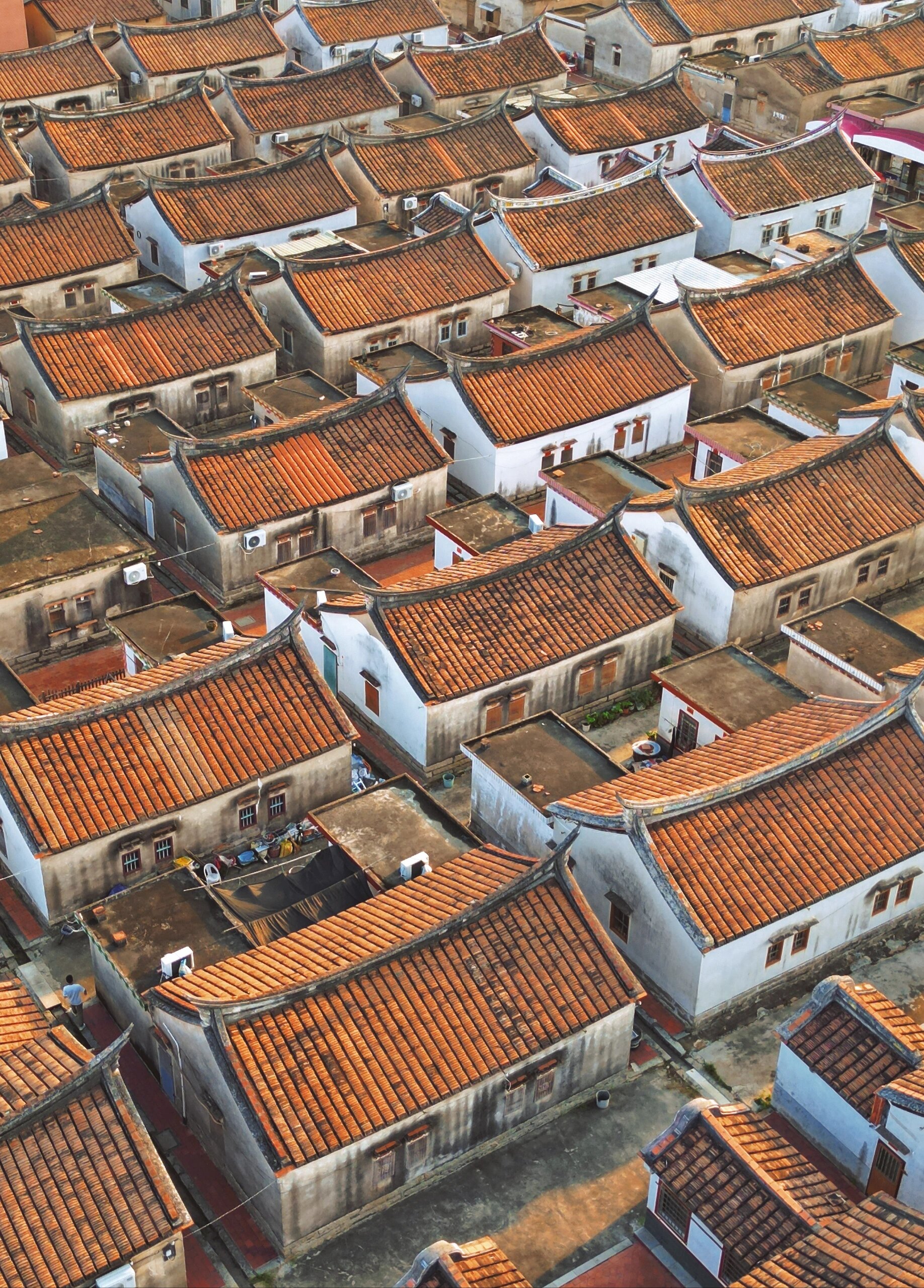 漳州埭美古村落,古建筑的对称极致美学!